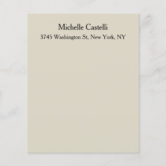 プロフェッショナルユニーククラシカルシンプル チラシ (正面)