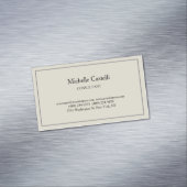 プロフェッショナルユニーククラシカルシンプル マグネット名刺 (インサイチュ)