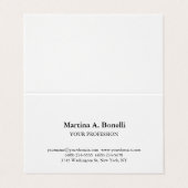 プロフェッショナルユニークプエレガントライシンプルン 名刺 (外部フラット)
