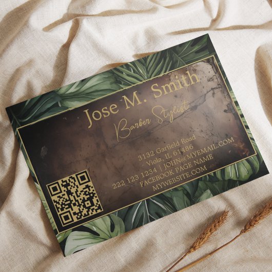 プロフェッショナルユニークレザーグリーンリースタイリッシュグリーン 名刺