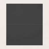 プロフェッショナルユニーク白黒モノグラム 名刺 (内部フラット)