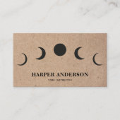 プロフェッショナルヨガインストラクターブラックムーン 名刺 (正面)