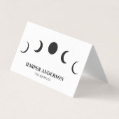 プロフェッショナルヨガインストラクターブラックムーン 名刺 (正面)