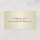 プロフェッショナルヨガロータスムーン 名刺 (裏面)