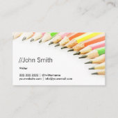 プロフェッショナルライターペンシル先生 名刺 (正面)