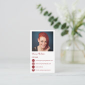 プロフェッショナルライフカスタムコーチ名刺 ロイヤリティカード (スタンド正面)