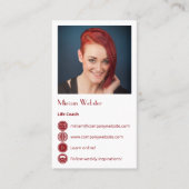 プロフェッショナルライフカスタムコーチ名刺 ロイヤリティカード (正面)