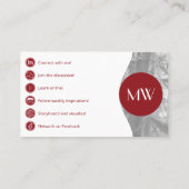 プロフェッショナルライフコーチネットワークおよび名刺 ロイヤリティカード (裏面)