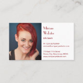 プロフェッショナルライフコーチパーソナルビジネスカード ロイヤリティカード (正面)