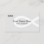 プロフェッショナルライフコーチビジネスカードテンプレート 名刺 (正面)