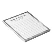 プロフェッショナルライン名タイトル会社メモ帳 ノートパッド (アングル)