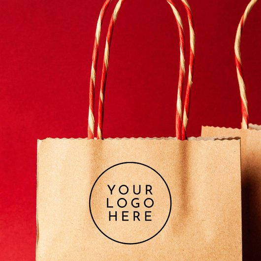 プロフェッショナルラウンドビジネスロゴを大きくする ラバースタンプ