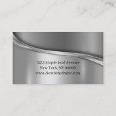 プロフェッショナルラグジュアリーシルバーティース歯医者 名刺 (裏面)