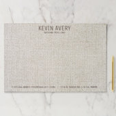 プロフェッショナルラスティックベージュリネンテクスチャ ペーパーパッド (インサイチュ)