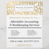 プロフェッショナルラックスフェイク金ゴールド番号会計士 チラシ (正面)