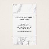 プロフェッショナルラックスホワイトマーブルイヤリングディスプレイ (裏面)