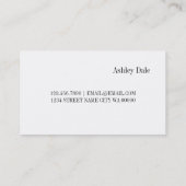 プロフェッショナルラッシュエクステンションメイクアップアーティスト 名刺 (裏面)