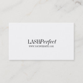 プロフェッショナルラッシュエクステンションメイクアップアーティスト 名刺