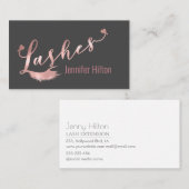 プロフェッショナルラッシュ書道ハートロゴ 名刺 (正面/裏面)