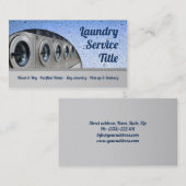 プロフェッショナルランドリーサービス名刺 名刺 (正面/裏面)