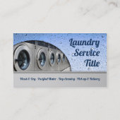 プロフェッショナルランドリーサービス名刺 名刺 (正面)