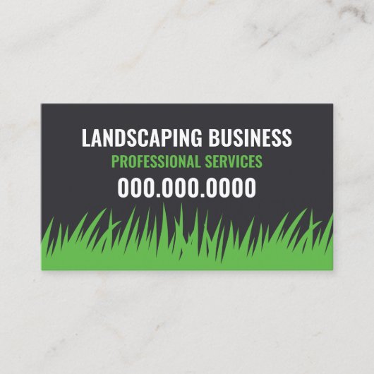 プロフェッショナルラ気にン最高の造園 名刺 (正面)