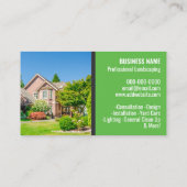 プロフェッショナルラ気にン最高の造園 名刺 (裏面)