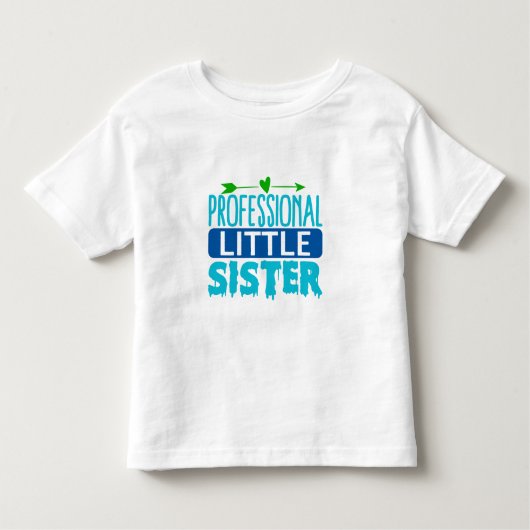 プロフェッショナルリトルシスターブルードリッ絵を描プ トドラーTシャツ (正面)