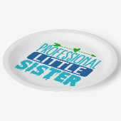 プロフェッショナルリトルシスターブルードリッ絵を描プ ペーパープレート (アングル)