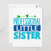 プロフェッショナルリトルシスターブルードリッ絵を描プ ポストカード (正面/裏面)