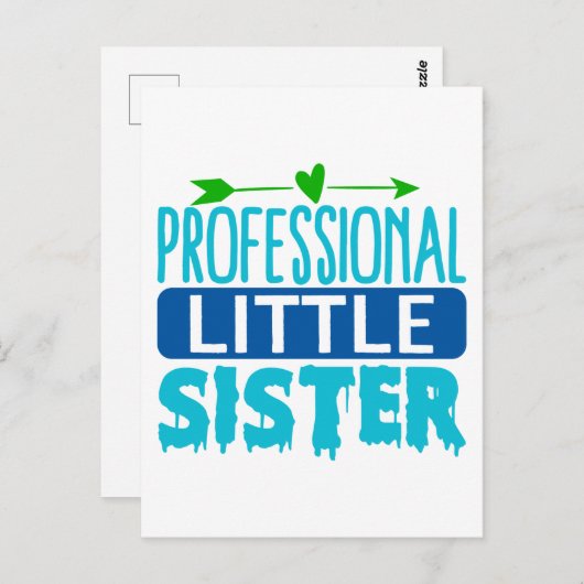 プロフェッショナルリトルシスターブルードリッ絵を描プ ポストカード (正面/裏面)