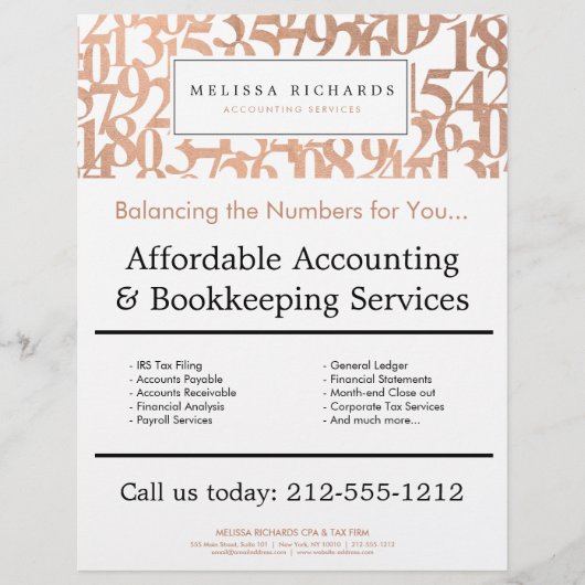 プロフェッショナルルクースバラ金ゴールド番号会計士 チラシ (正面)