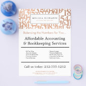 プロフェッショナルルクースバラ金ゴールド番号会計士 チラシ (シングル)