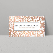 プロフェッショナルルクースバラ金ゴールド番号会計士 名刺