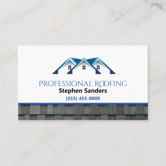 プロフェッショナルルーフィングシングル建築 名刺 (正面)