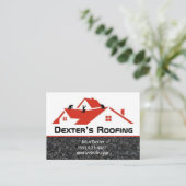 プロフェッショナルルーフィング会社建築 名刺 (スタンド正面)