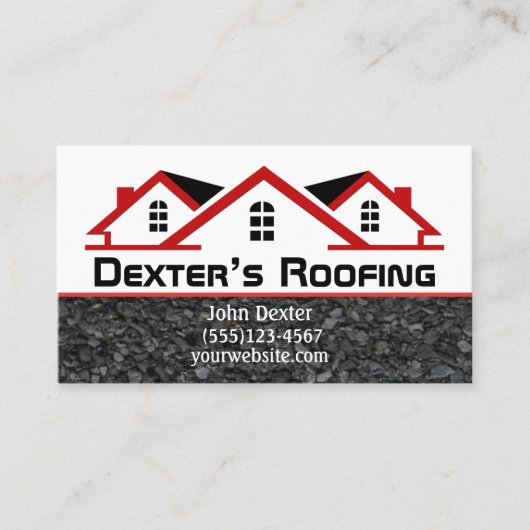 プロフェッショナルルーフィング会社建築 名刺 (正面)