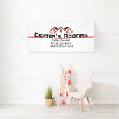 プロフェッショナルルーフィング会社建築 横断幕 (インサイチュ)