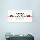 プロフェッショナルルーフィング会社建築 横断幕 (トレードショー)