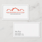 プロフェッショナルルーフィング&樋名刺 名刺 (正面/裏面)