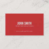 プロフェッショナルレお洒落ッドグレー名刺 名刺 (裏面)