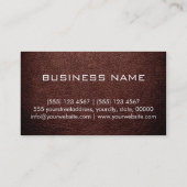 プロフェッショナルレザーテクスチャモノグラム#7 名刺 (裏面)