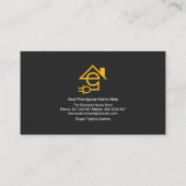 プロフェッショナルレターE電気技師ホームパワープラグ 名刺 (裏面)