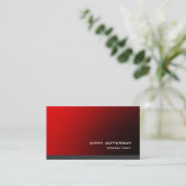 プロフェッショナルレッドグレートレンディー印象的 名刺 (スタンド正面)