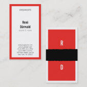 プロフェッショナルレッド 名刺 (正面/裏面)