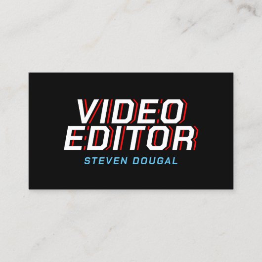 プロフェッショナルレトロミニマル 名刺 (正面)