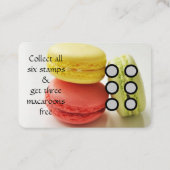 プロフェッショナルロイヤリティカード – マカロンデザイン ロイヤリティカード (裏面)