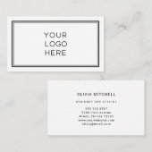 プロフェッショナルロカスタムゴ|シンプルとミニマリスト 名刺 (正面/裏面)