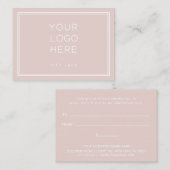 プロフェッショナルロカスタムゴ|シンプルギフト券 割引カード (正面/裏面)