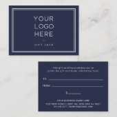 プロフェッショナルロカスタムゴ|シンプルギフト券 割引カード (正面/裏面)